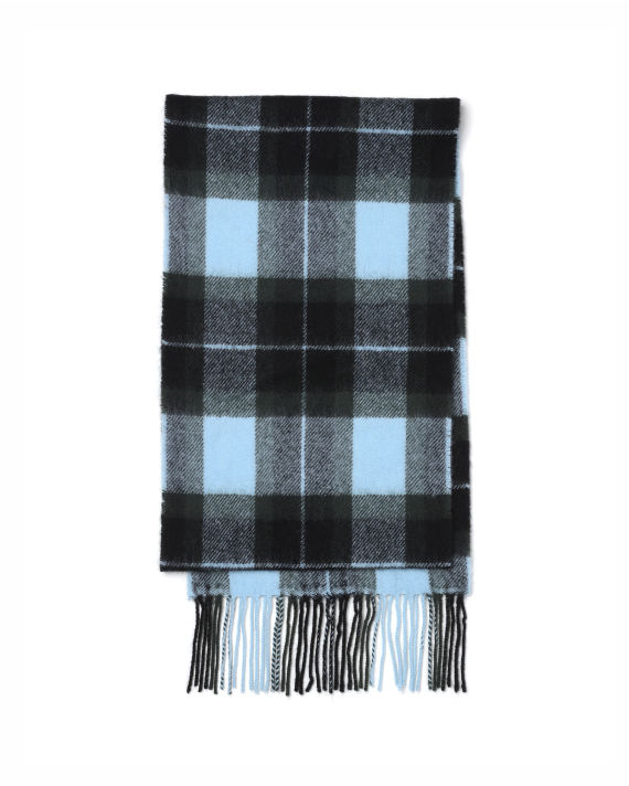 Lambswool tartan scarf image number 1