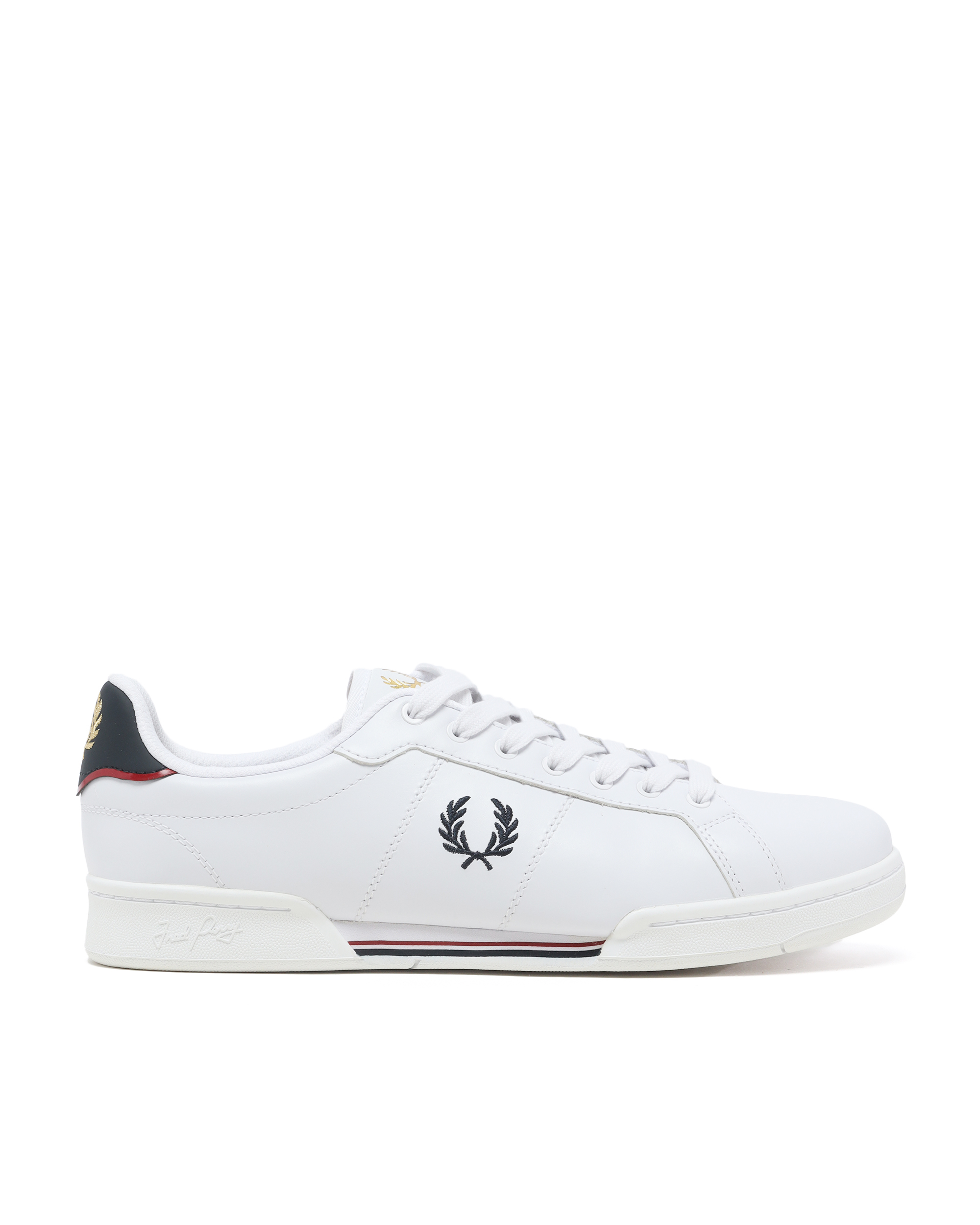 Fred Perry B722 Leather Sneakers In White | ModeSens