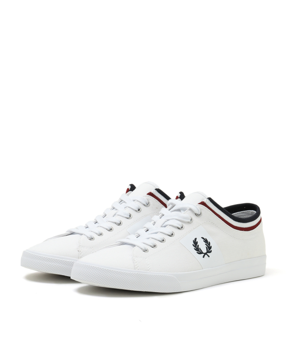 Fred Perry Underspin tipped cuff twill sneakers