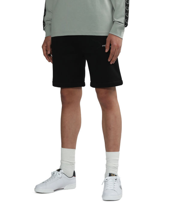 Embroidered sweat shorts image number 2
