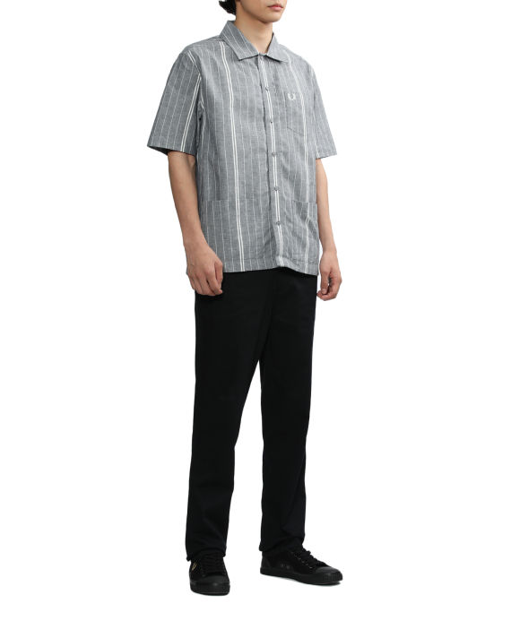 Fine stripe pocket shirt image number 1
