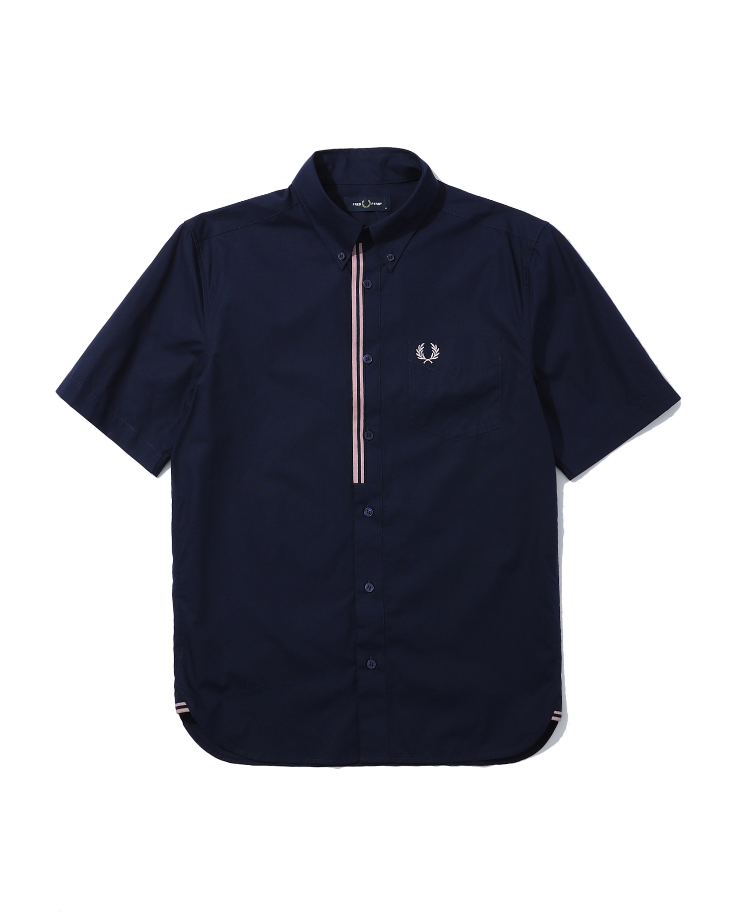 fred perry taped placket shirt
