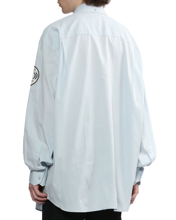 X Raf Simons oversized patched shirt image number 3