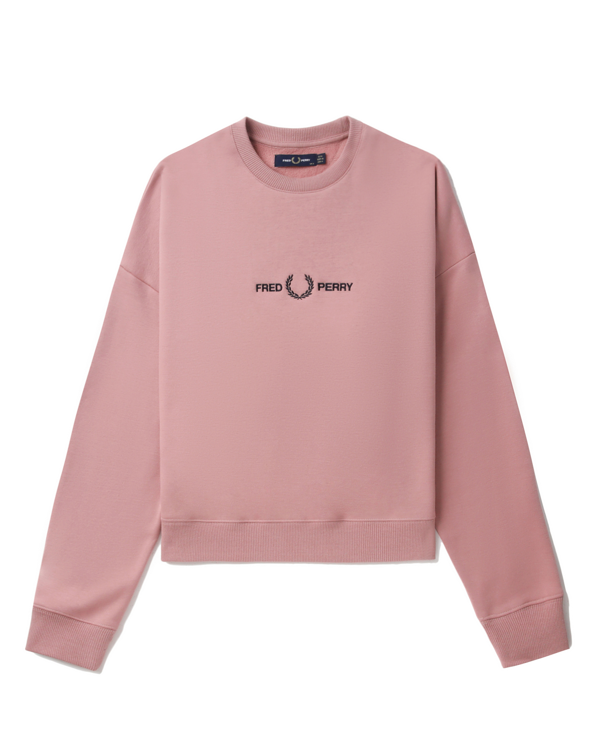 Pink fred hotsell perry sweatshirt