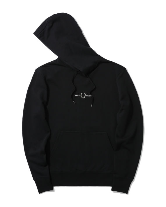 Logo embroidered hoodie image number 0