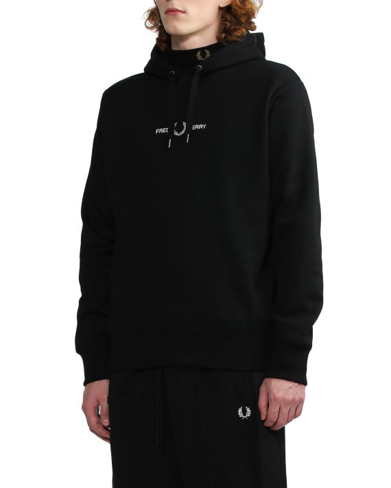 Logo embroidered hoodie image number 2