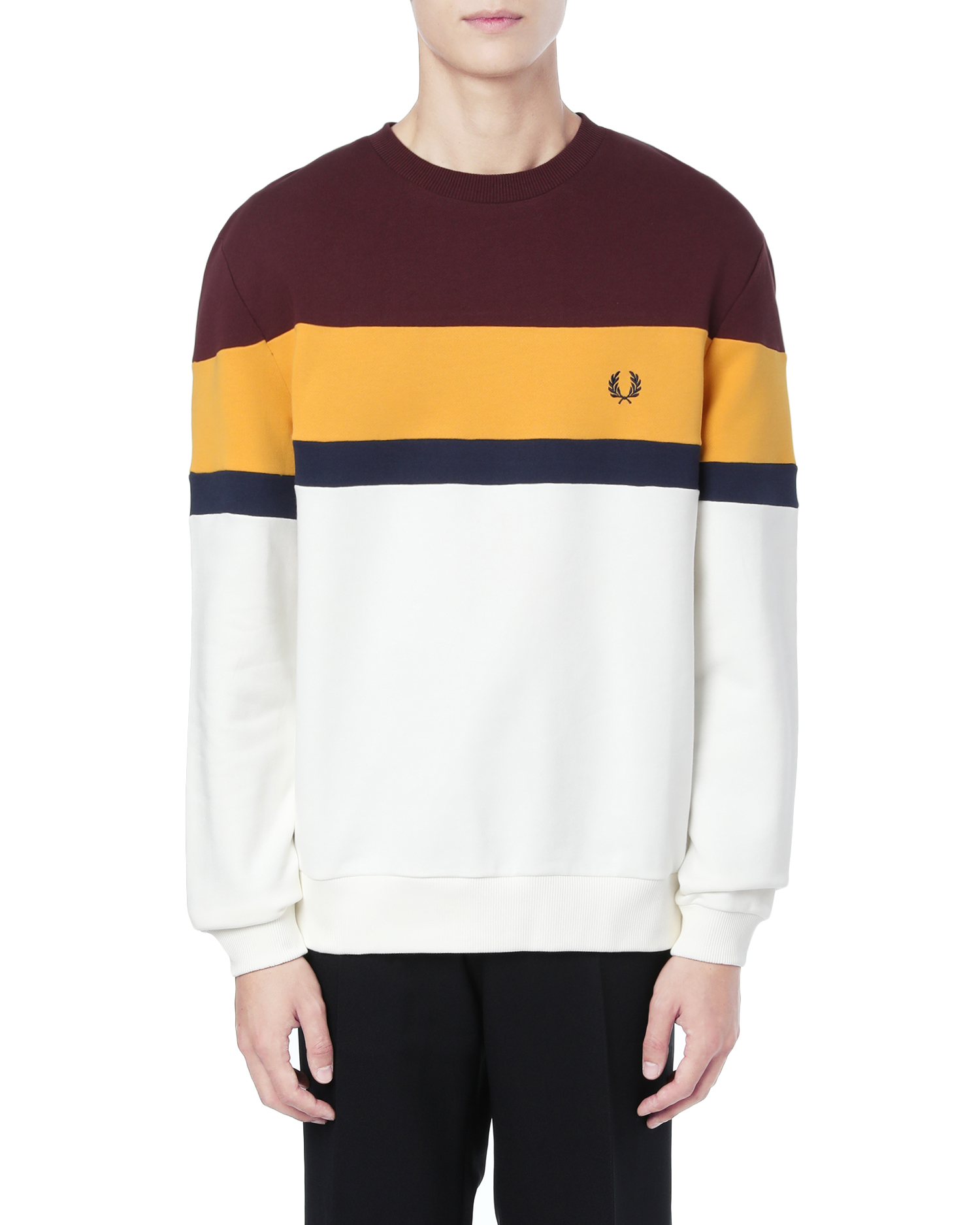 fred perry yellow sweatshirt