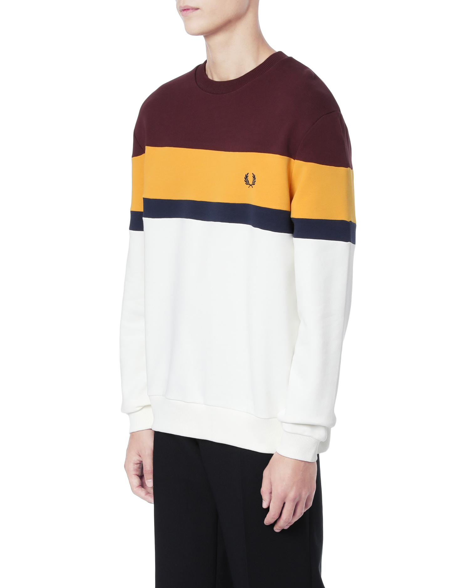 fred perry yellow sweatshirt