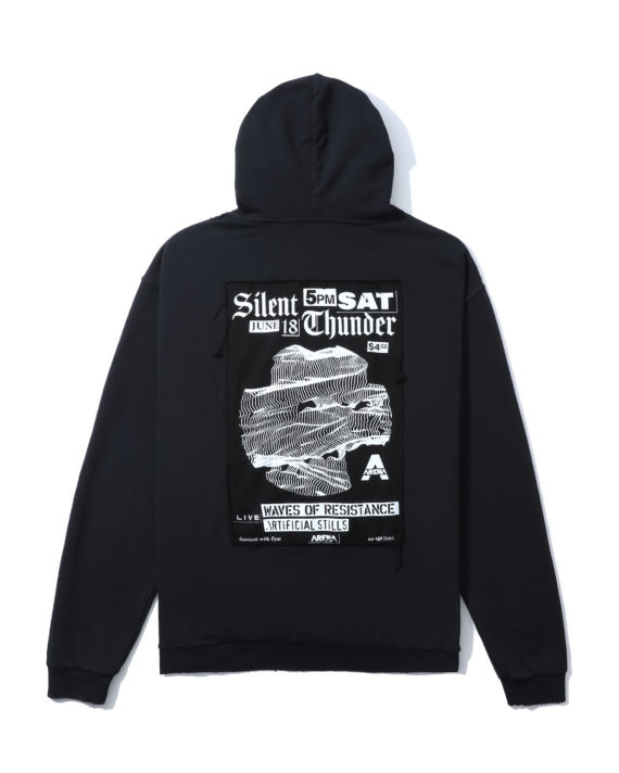 Destroyed graphic back hoodie image number 5