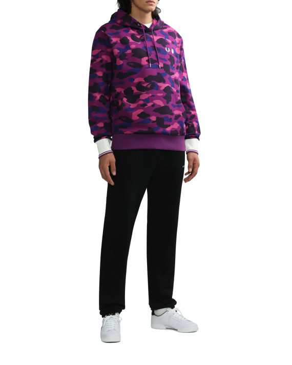 X BAPE colour camo pullover hoodie image number 1
