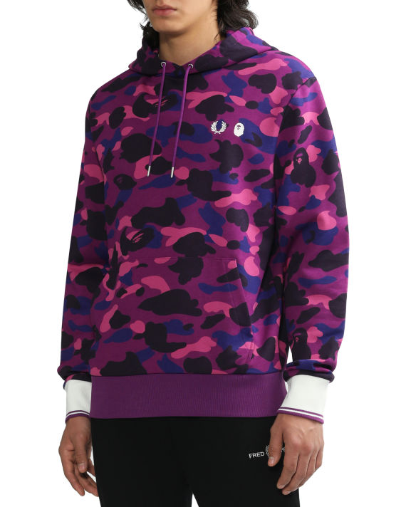 X BAPE colour camo pullover hoodie image number 2