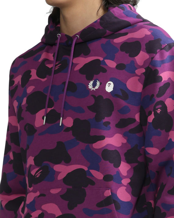 X BAPE colour camo pullover hoodie image number 4