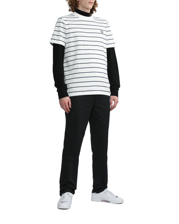 Two colour stripe tee image number 1