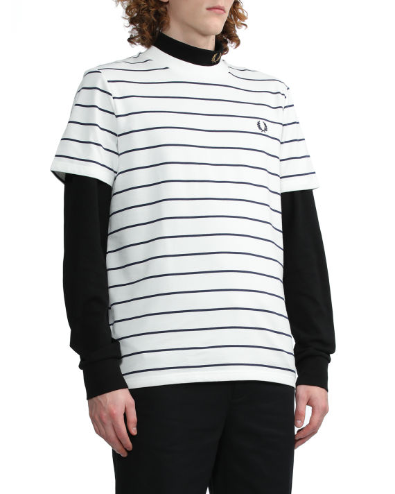 Two colour stripe tee image number 2