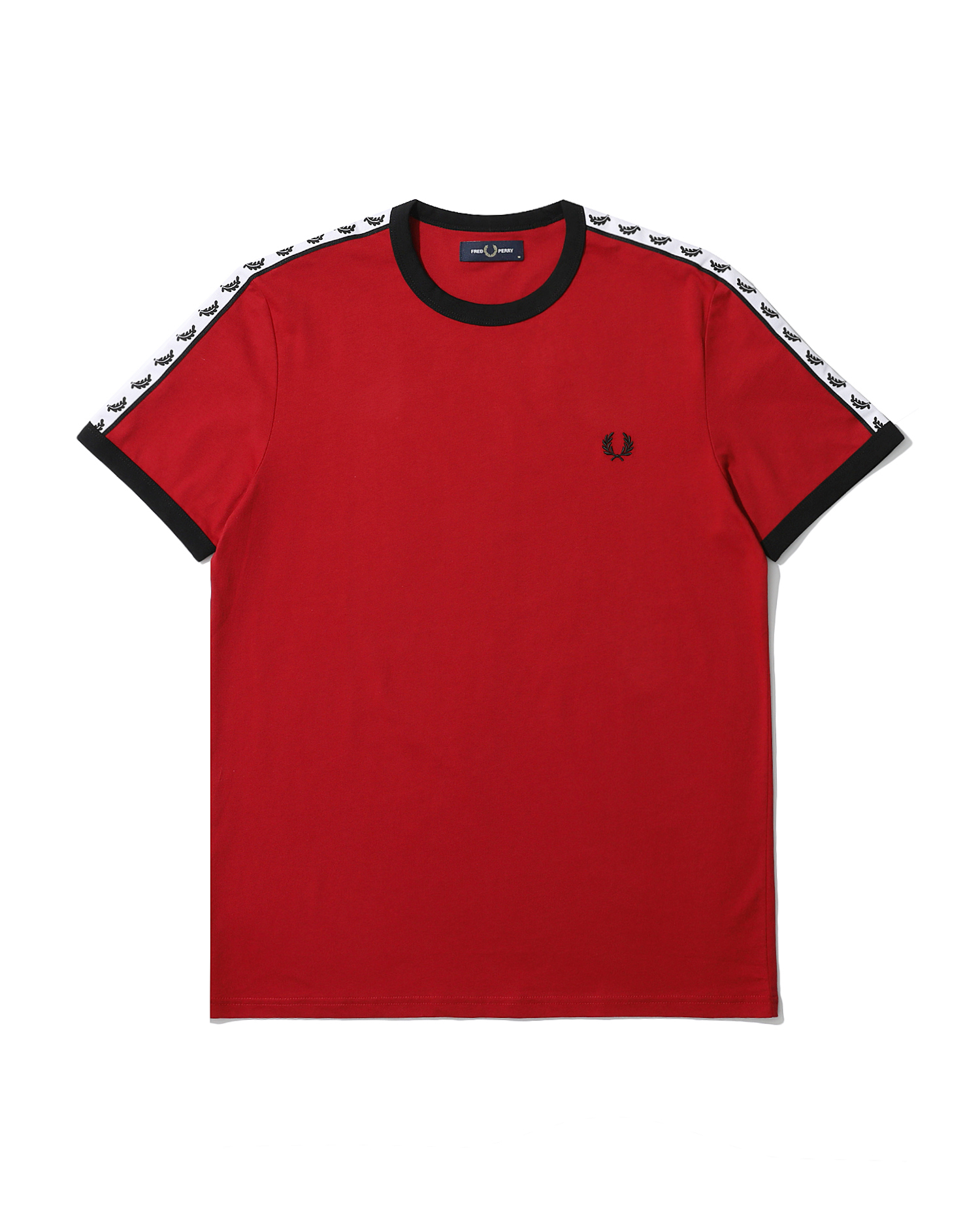 fred perry taped ringer t shirt womens