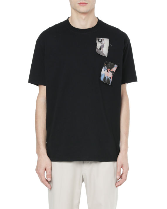 X Raf Simons printed patch tee image number 1