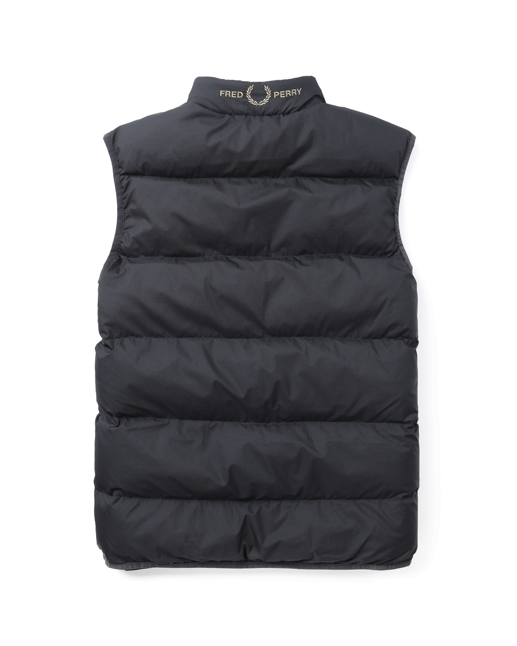 Fred Perry logo-embroidered gilet - Grey