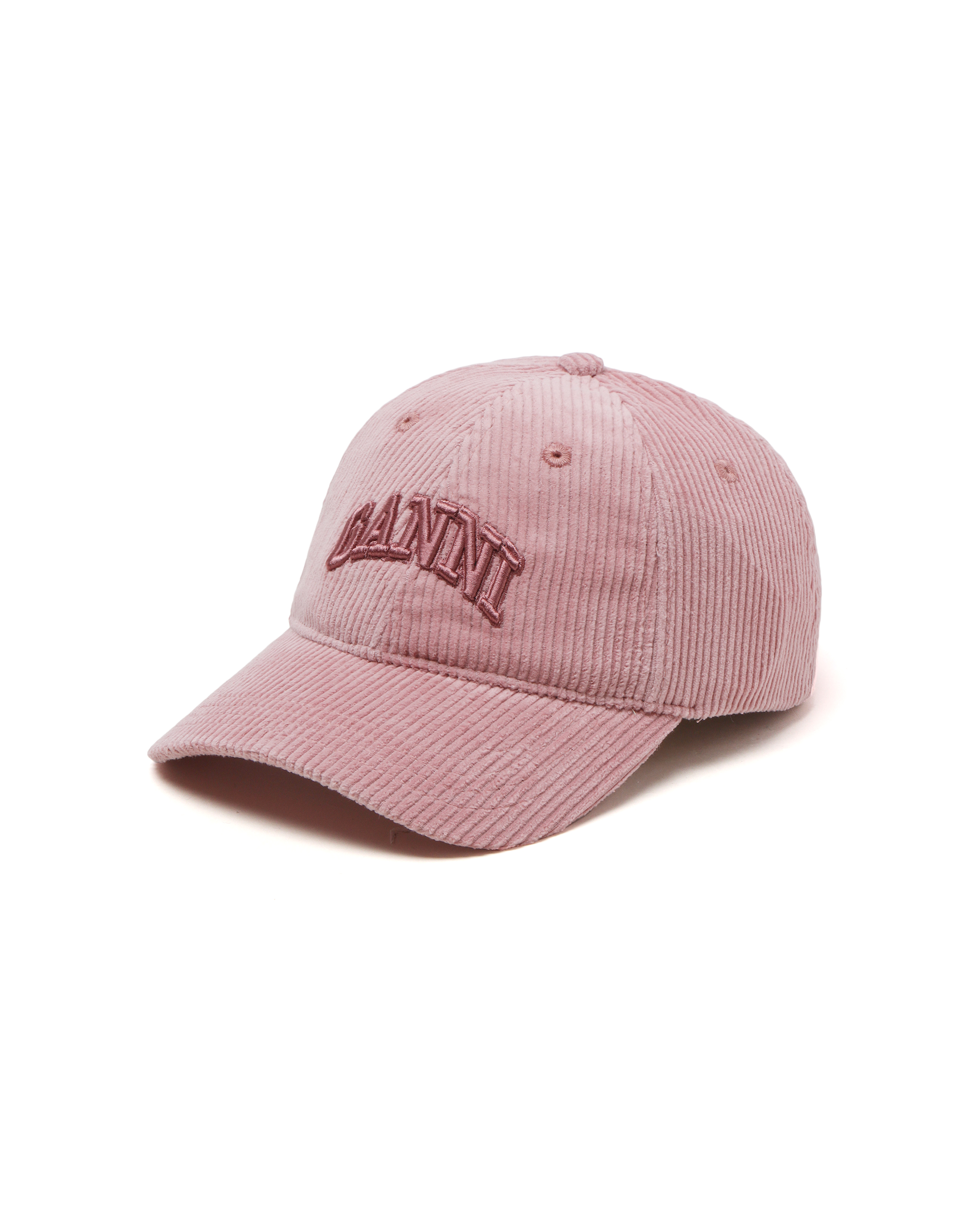 GANNI Corduroy logo cap