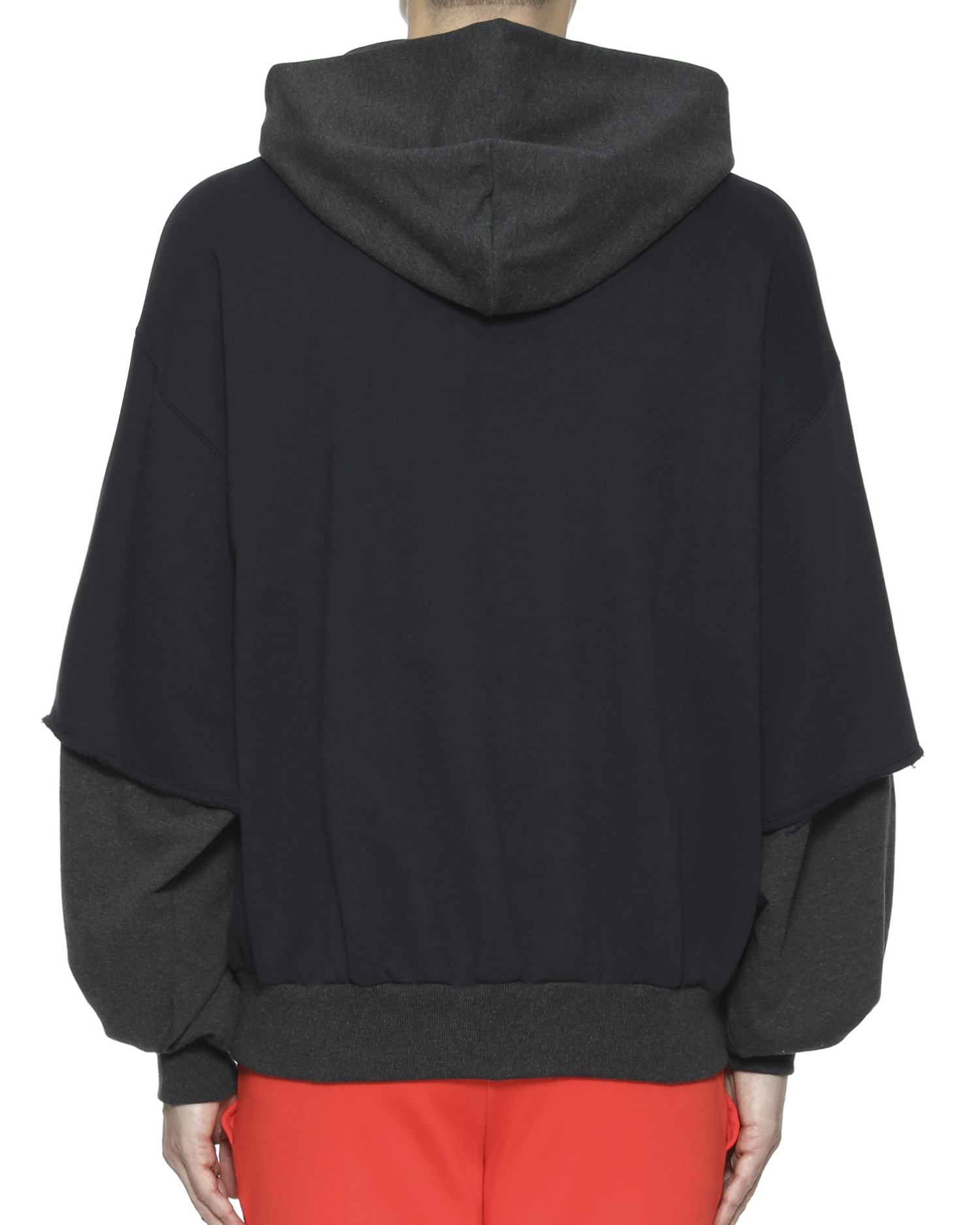 gosha layered hoodie