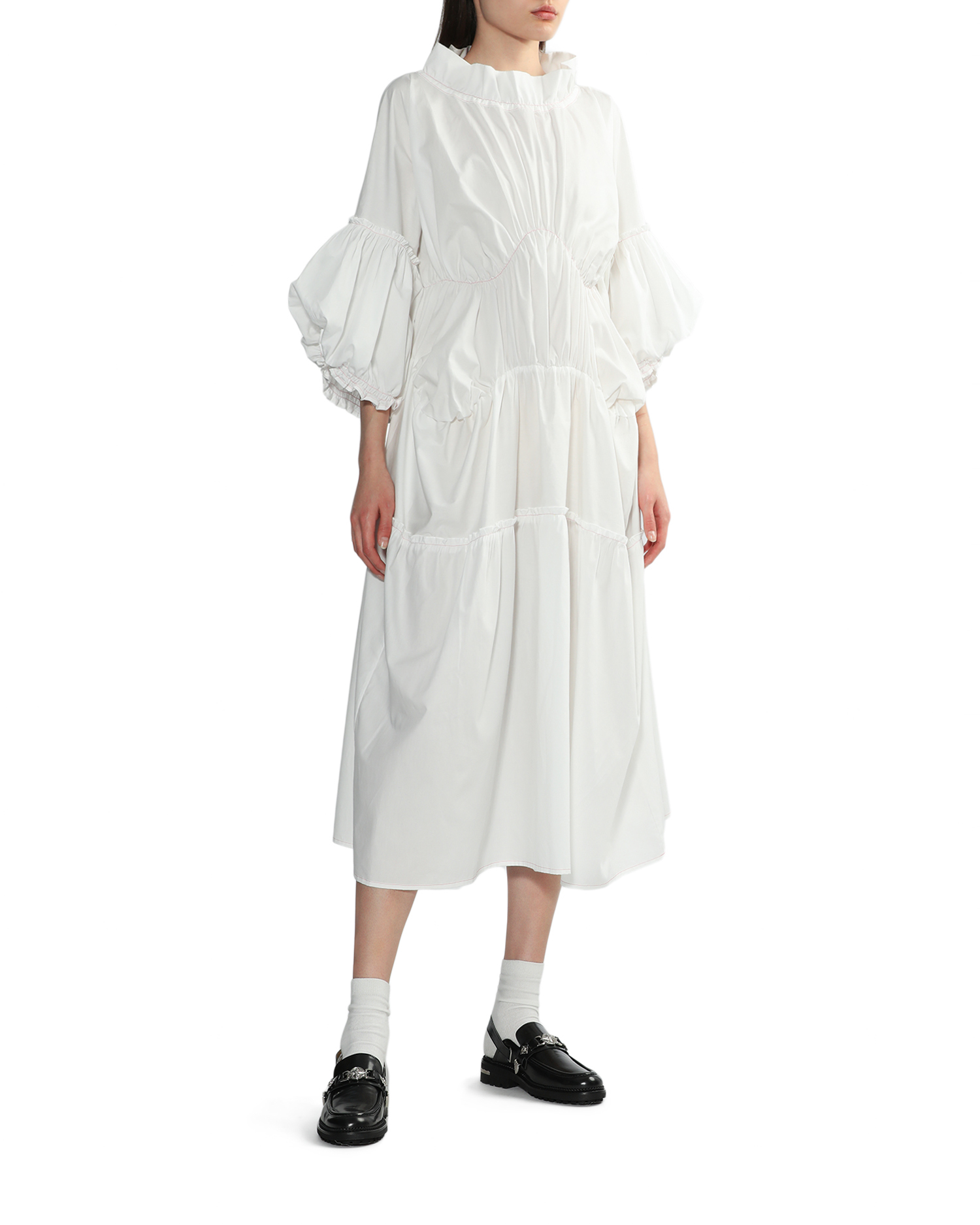 感謝報恩 houga locket leisure dress (white) | maximise.mu