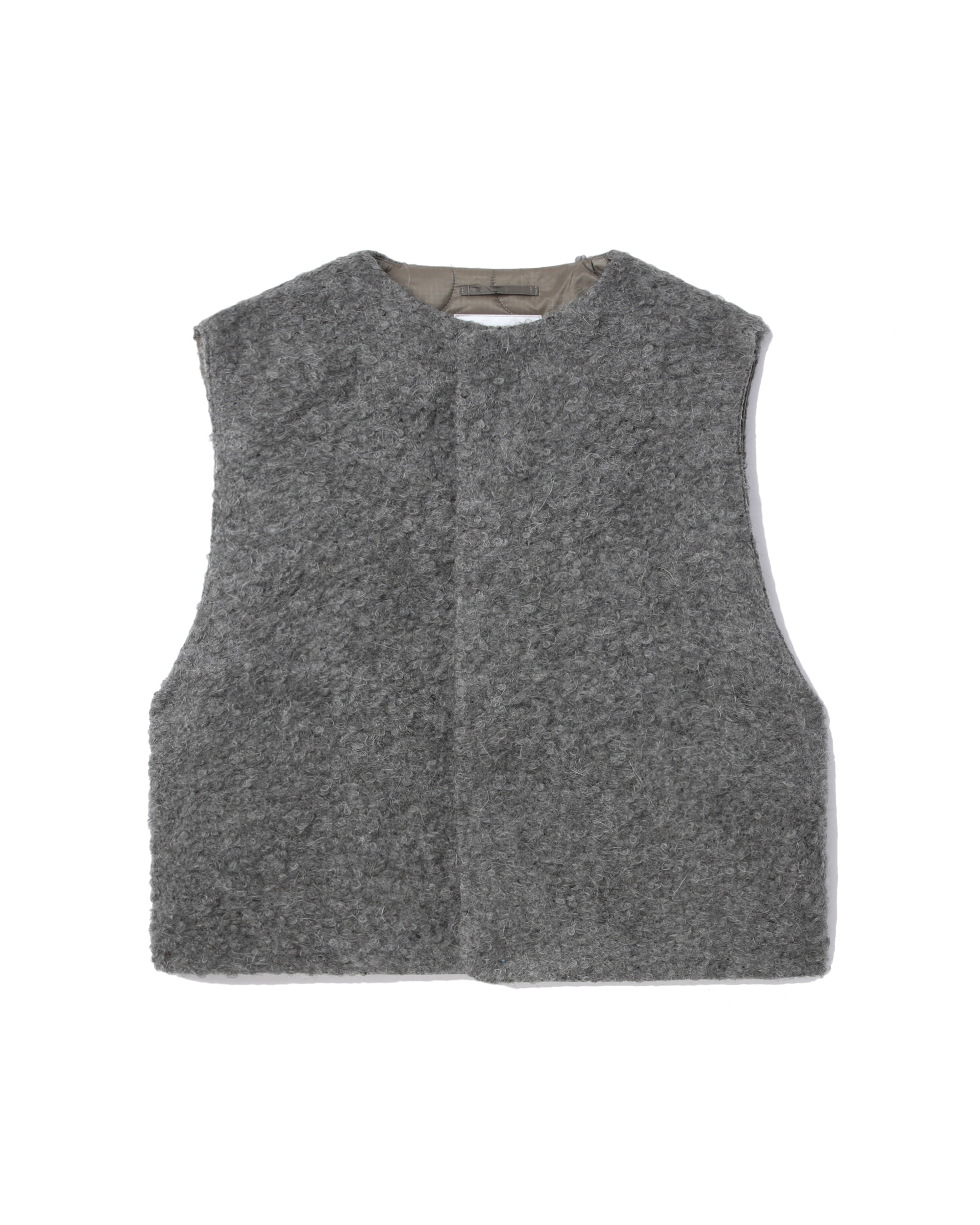 Wool mohair vest