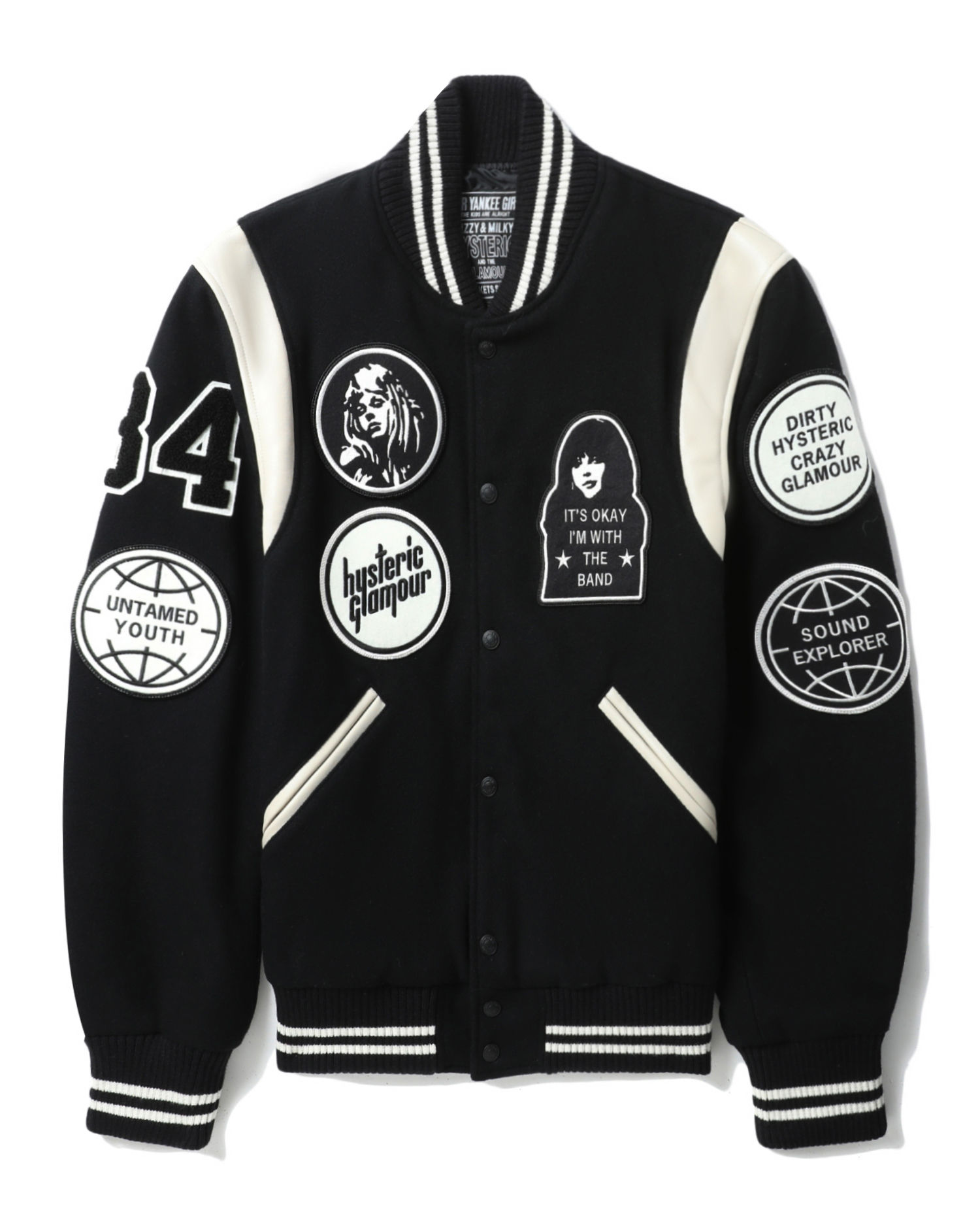 HYSTERIC GLAMOUR The Hysteric appliqué varsity jacket| ITeSHOP