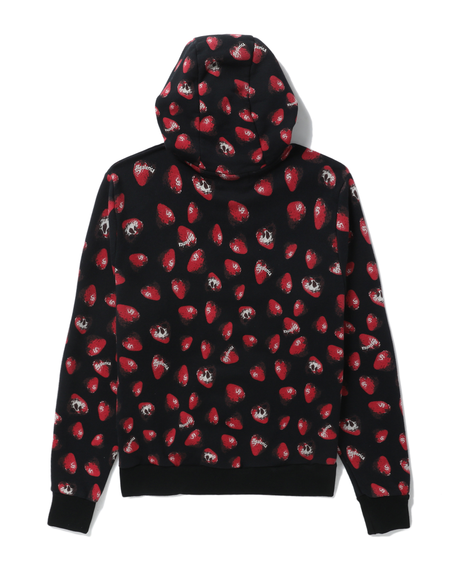 HYSTERIC GLAMOUR Skull berry pattern hoodie | ITeSHOP