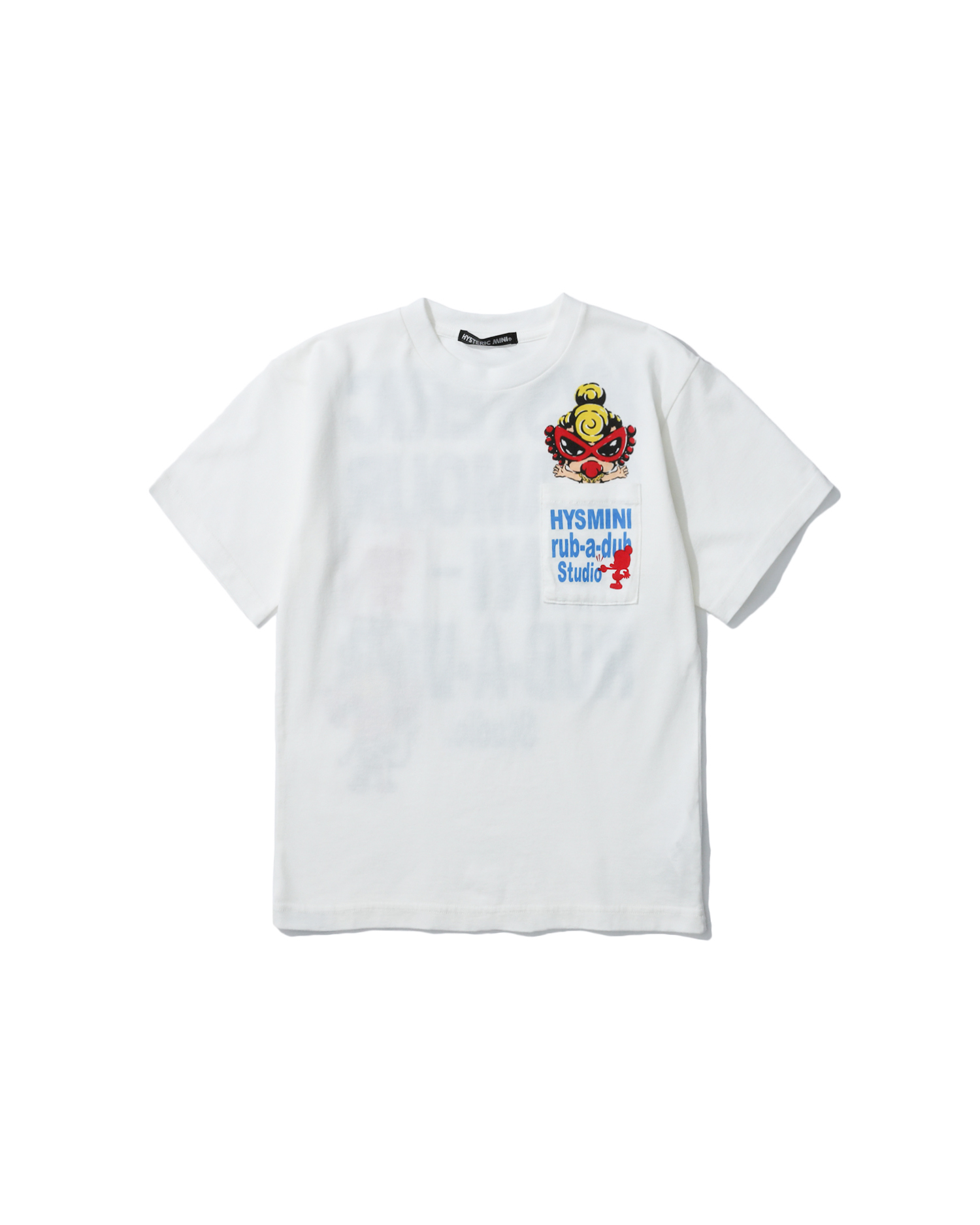 white graphic baby tee