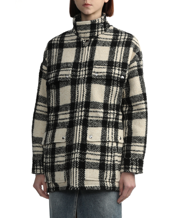 IRO Bielo checkered overshirt