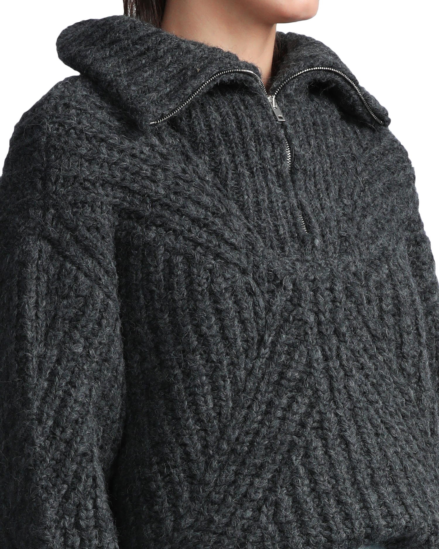 IRO Half-zip sweater| ITeSHOP