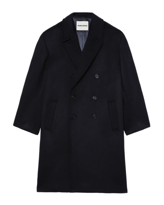 INSILENCE Double-breasted wool coat | ITeSHOP