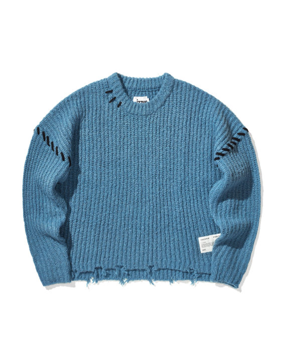 IZZUE Contrasting distressed sweater | ITeSHOP