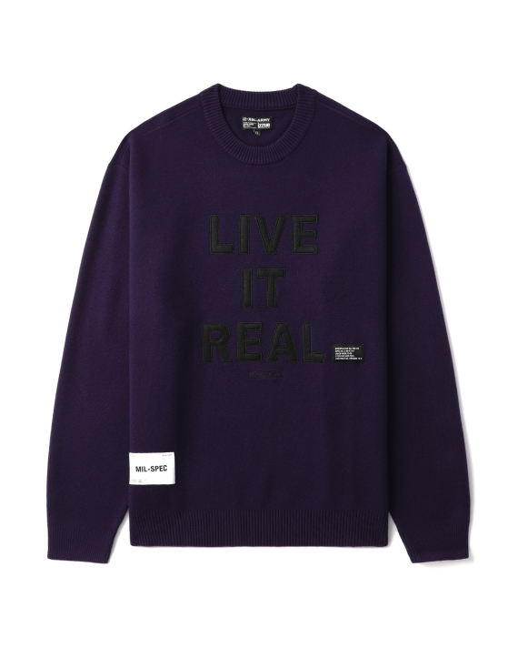 IZZUE Live it real knit sweatshirt