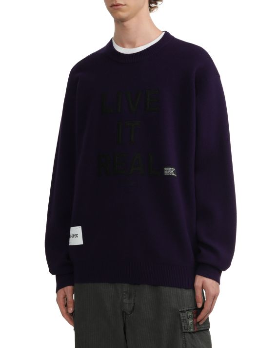 IZZUE Live it real knit sweatshirt