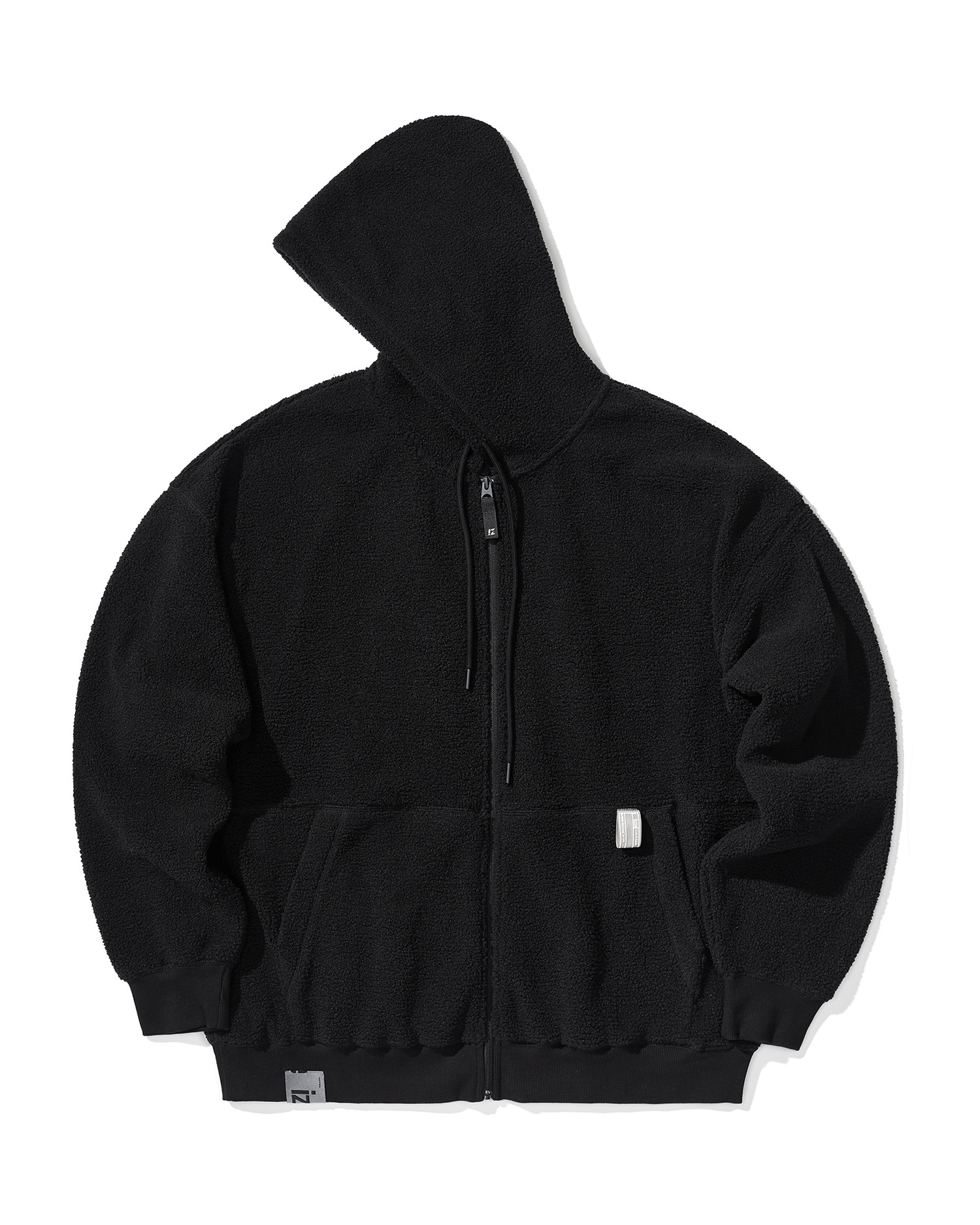 IZZUE Zip-up fuzzy hoodie | ITeSHOP