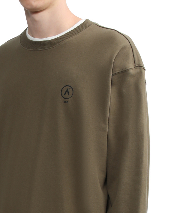 IZZUE Army print sweatshirt