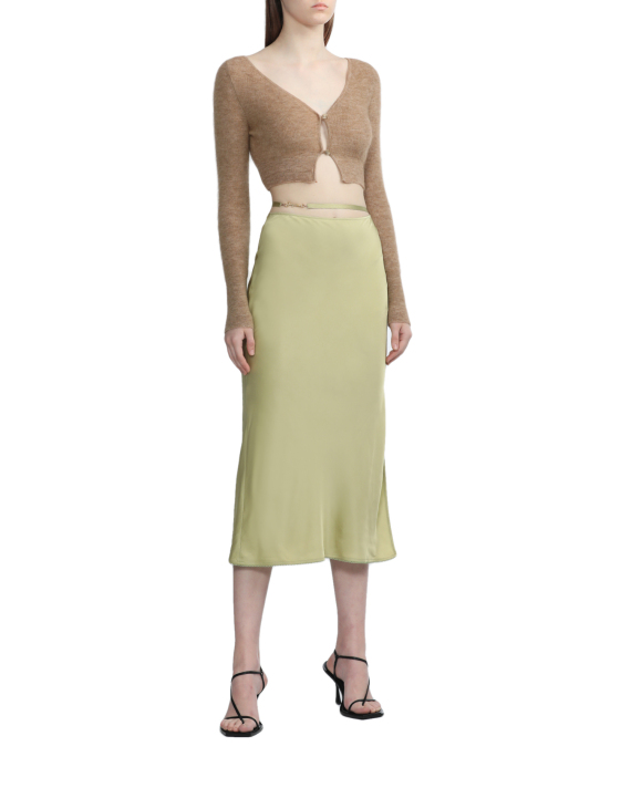 JACQUEMUS Le cardigan Alzou cropped mohair cardigan