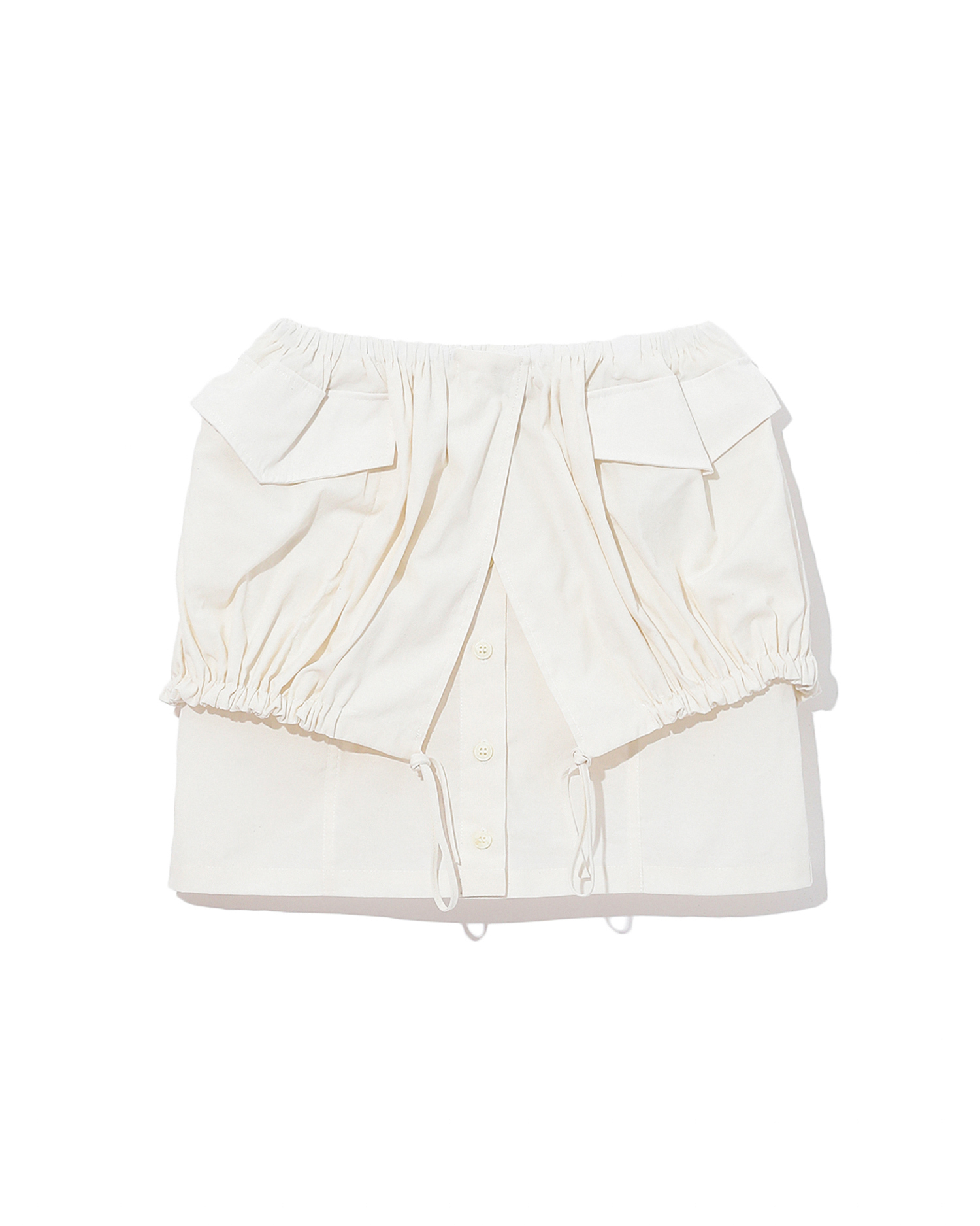 JACQUEMUS La jupe Cueillette courte skirt