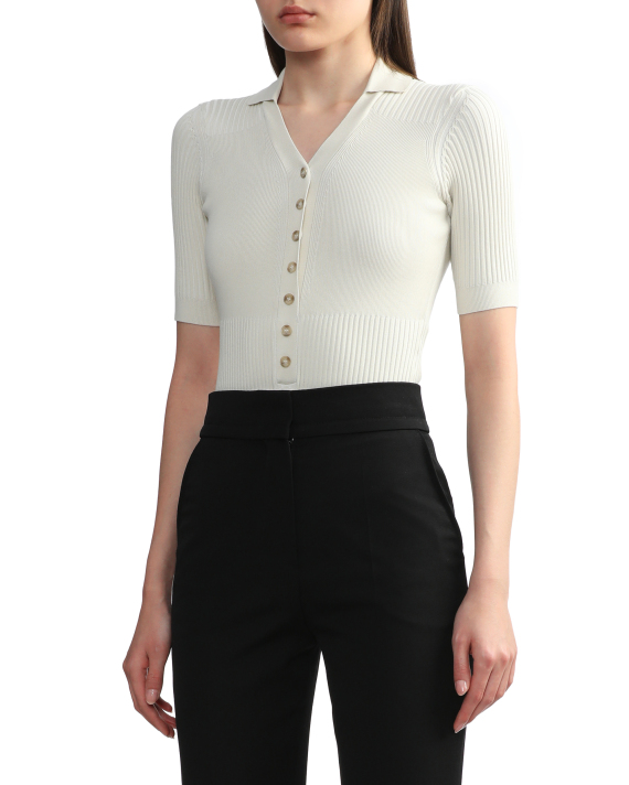 JACQUEMUS Le body Yauco polo bodysuit