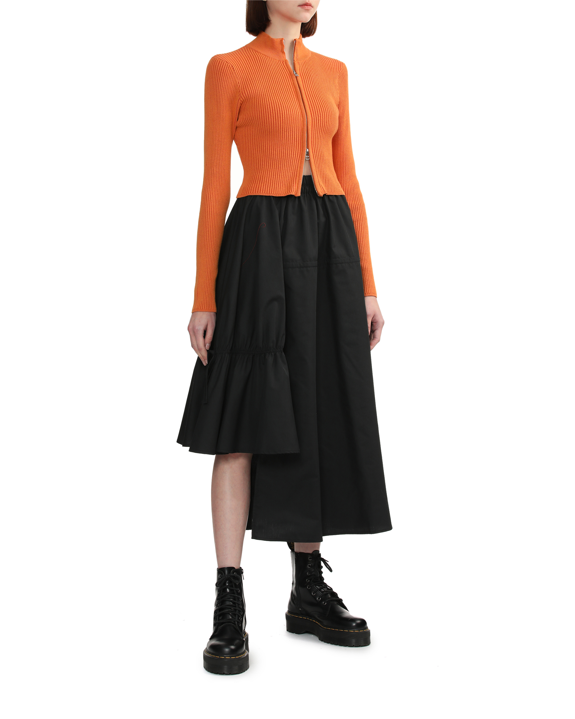 jouetie Asymmetric midi skirt | ITeSHOP