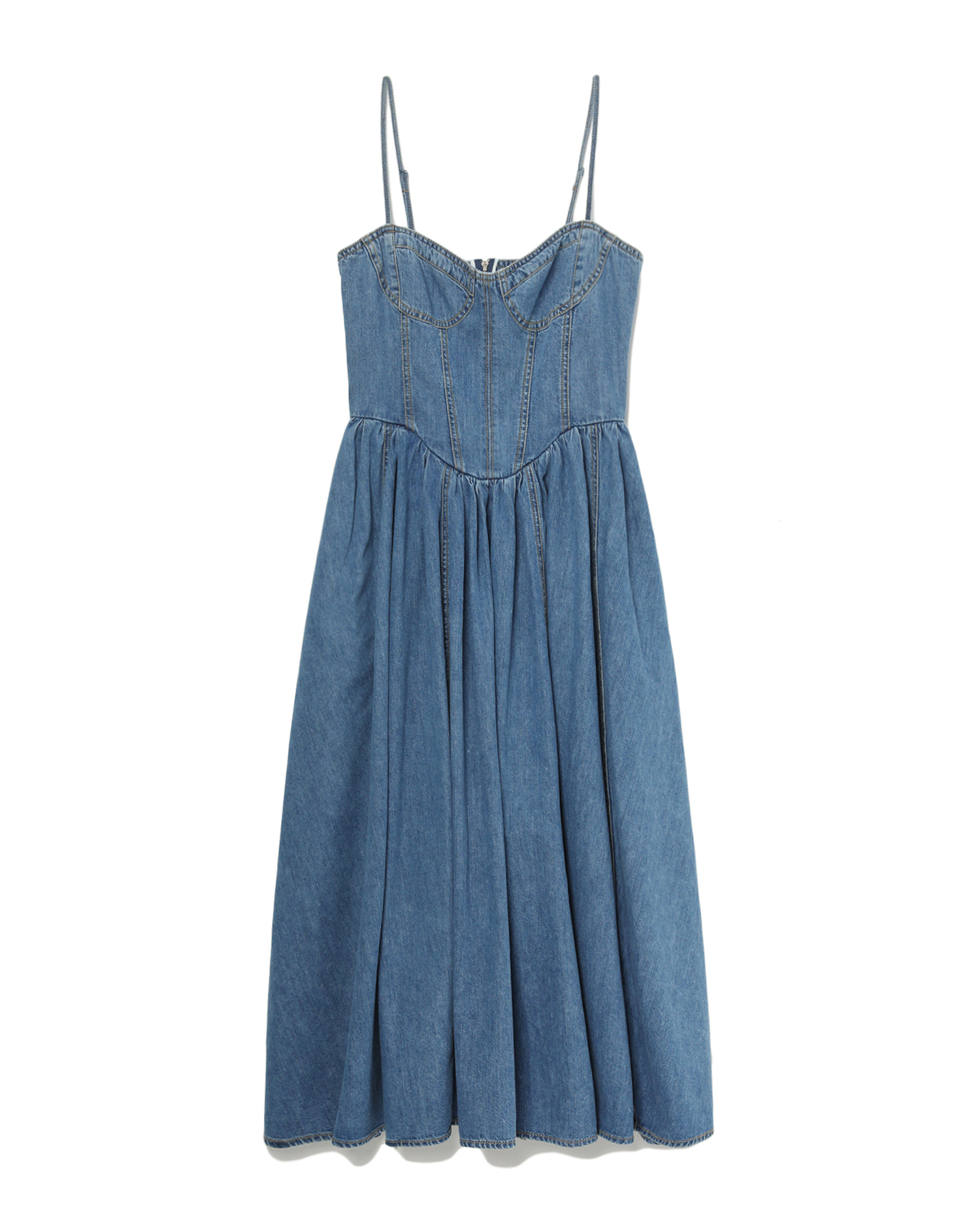 JUUN. J Denim slip dress