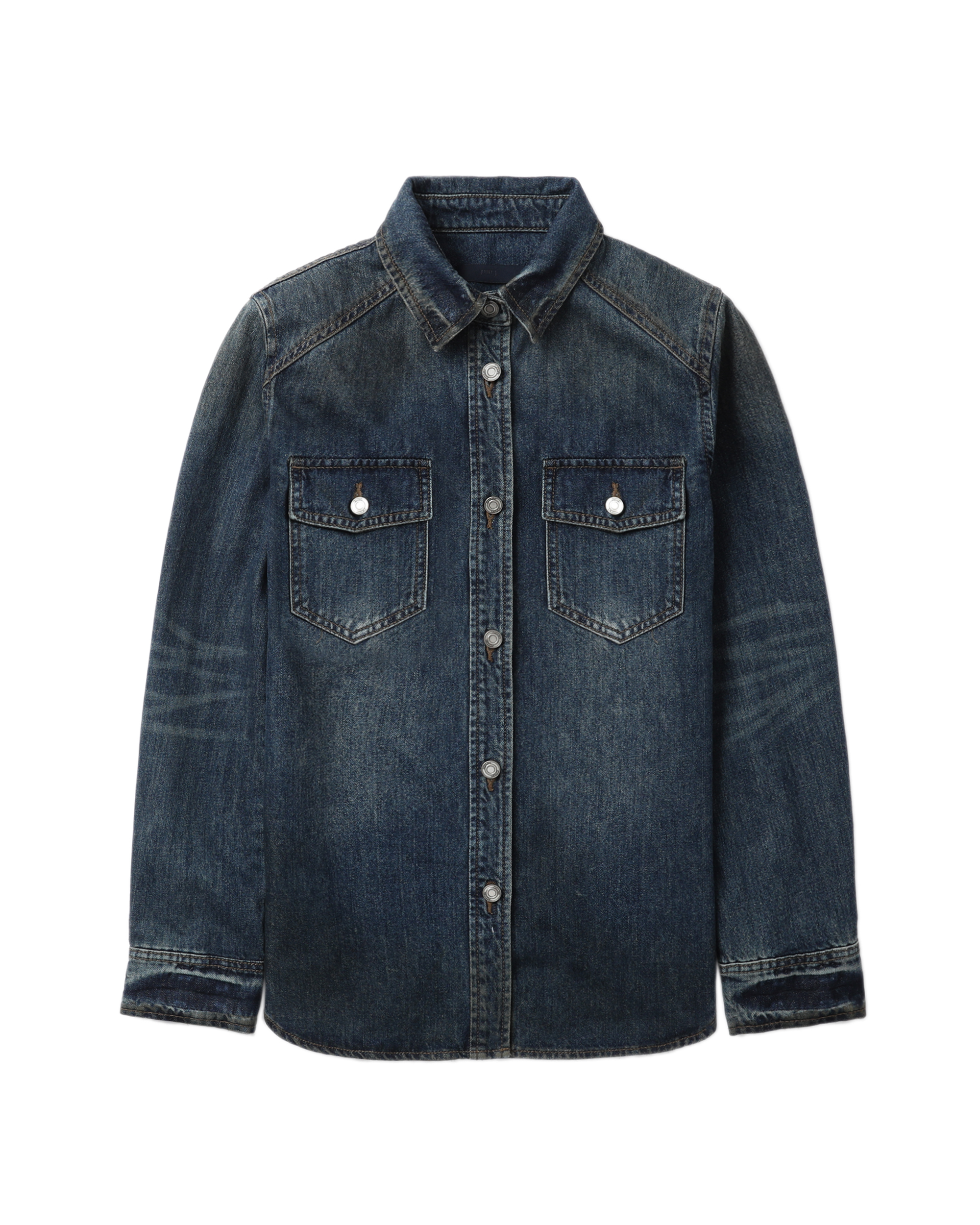 未使用級　EFFECTEN Lace up denim shirts pants 2024Spring] EFFECTEN / Lace up denim shirts – utility