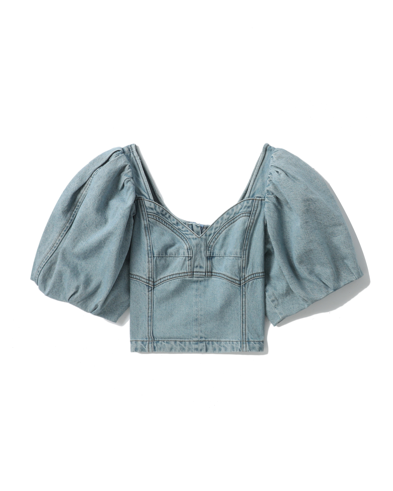 JUUN. J Denim corset top