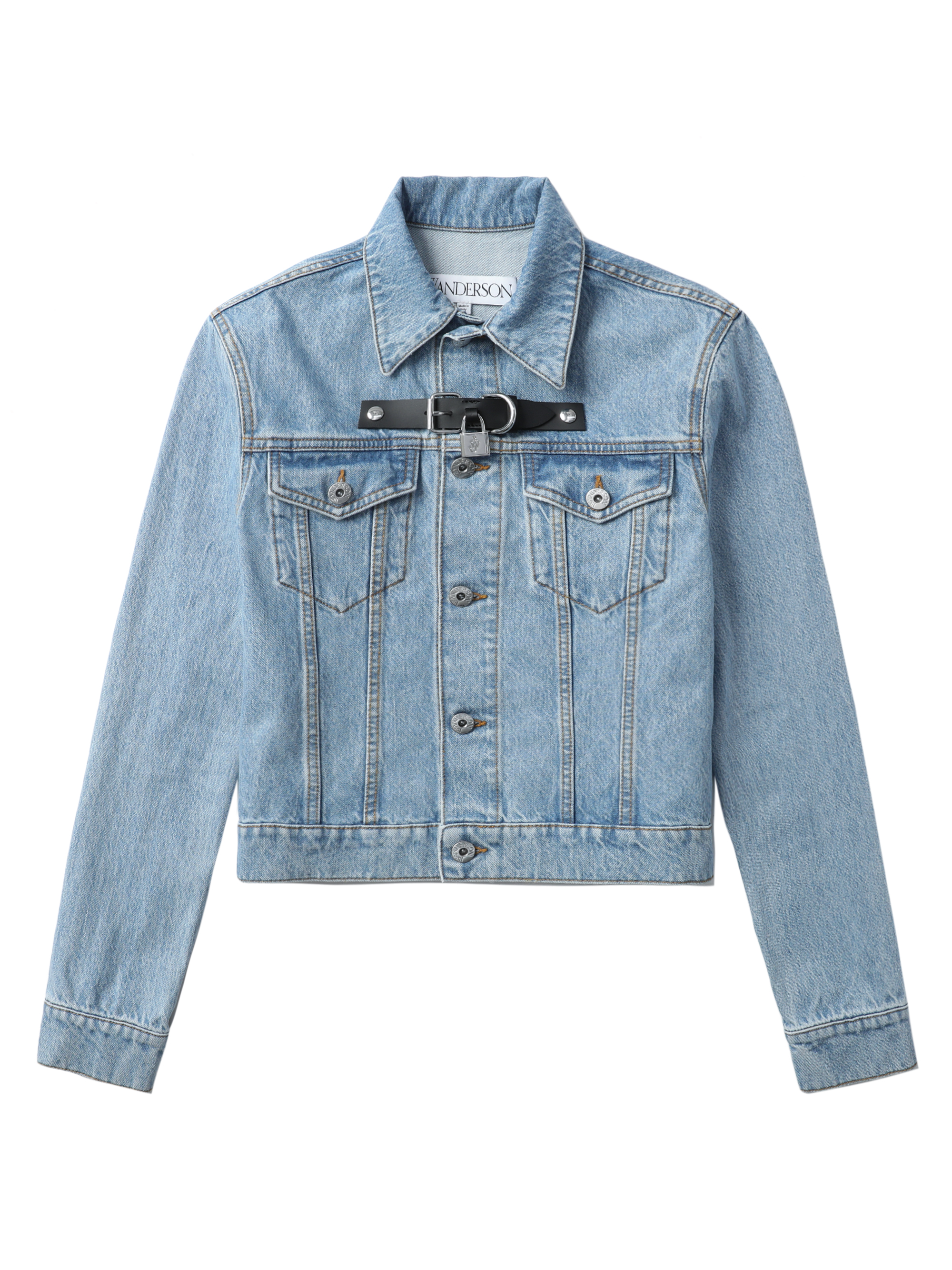 【送料&関税込】J.W. Anderson padlock Strap Trucker Jacket JW ANDERSON Padlock strap trucker jacket | ITeSHOP