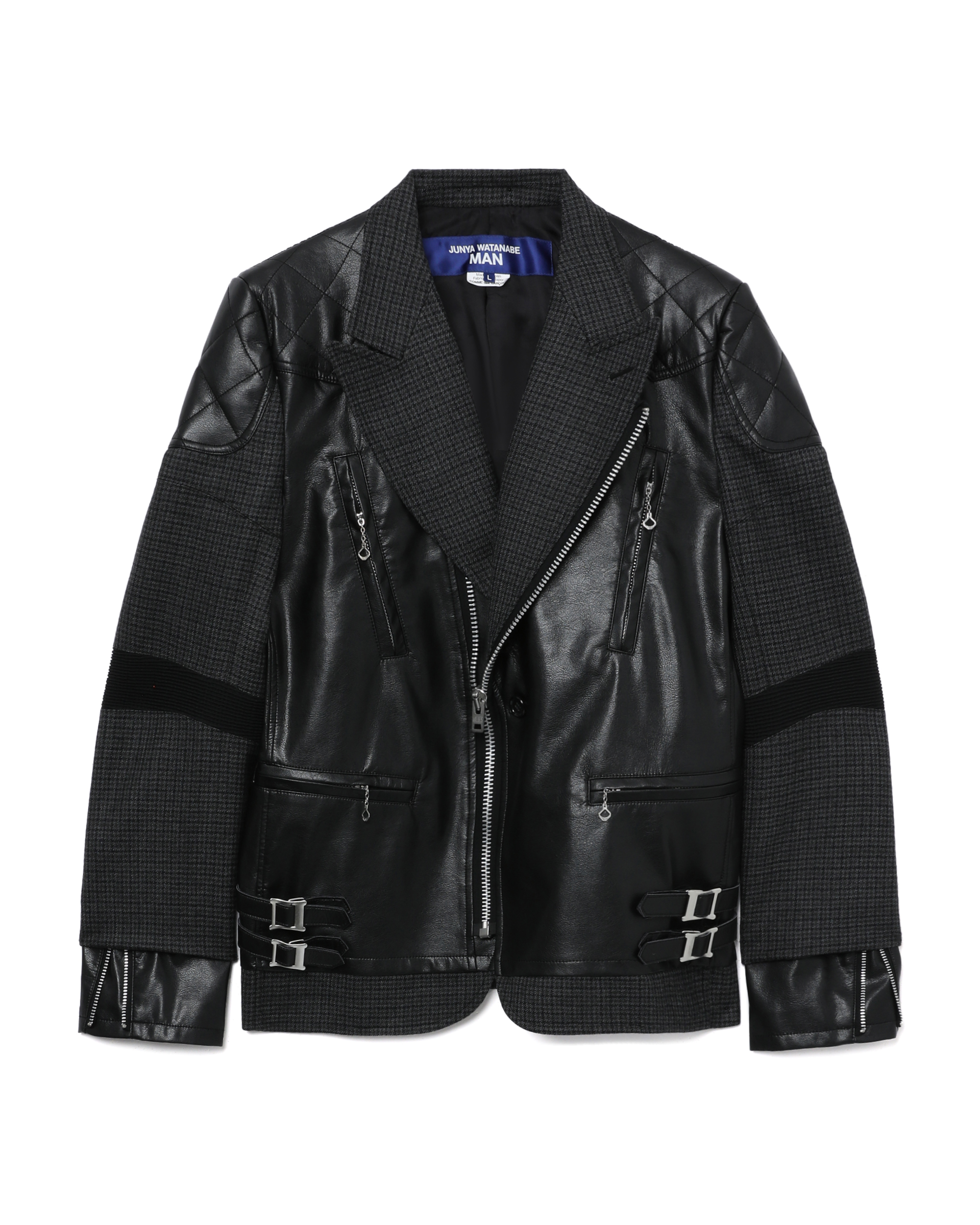 パーカー・フーディ Junya Watanabe FW23 GIACCA (WLJ013W23 BLACKMIX) Junya Watanabe Man FW23 Paris Fashion Week Collection