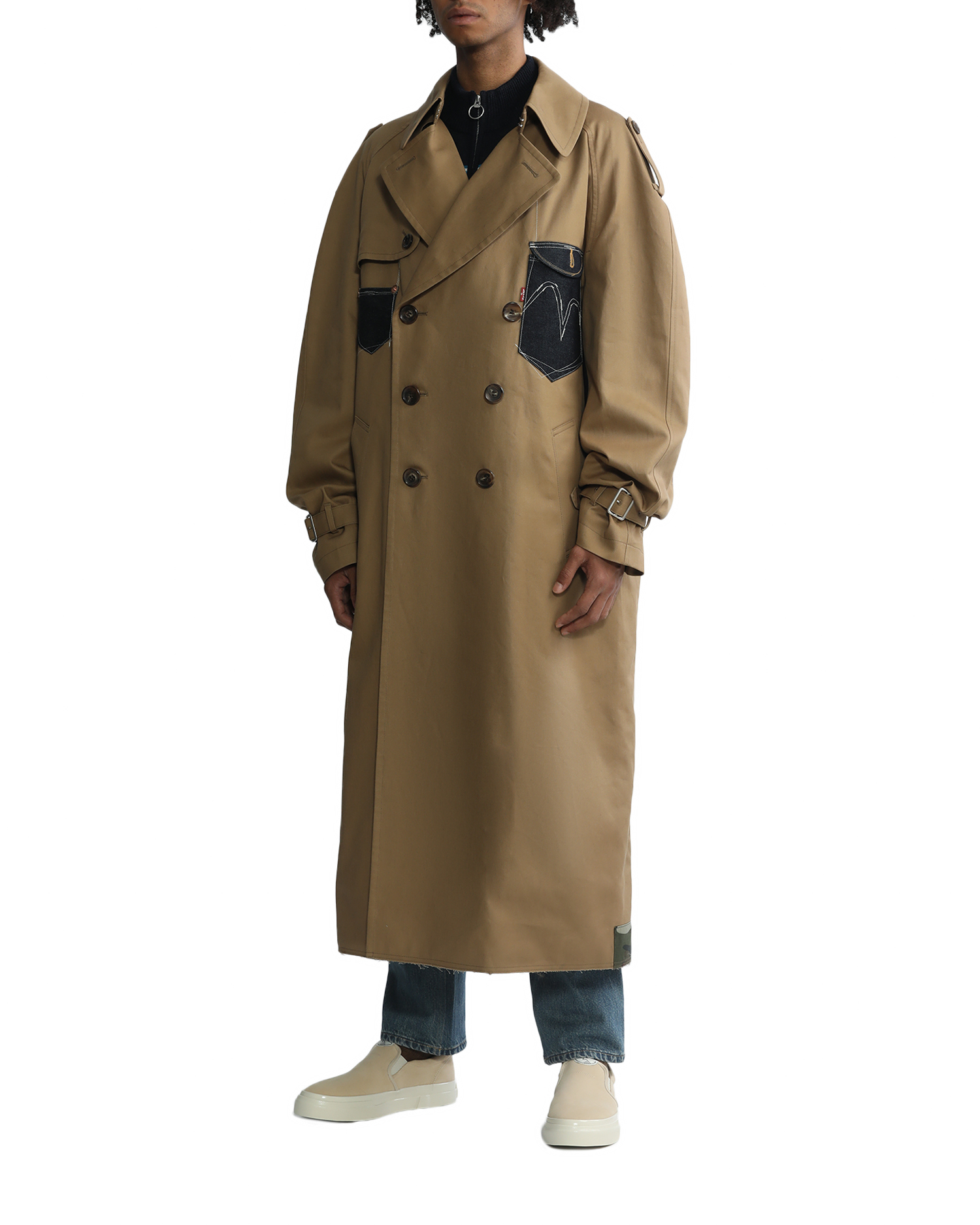 Double breasted trench coat| ITeSHOP