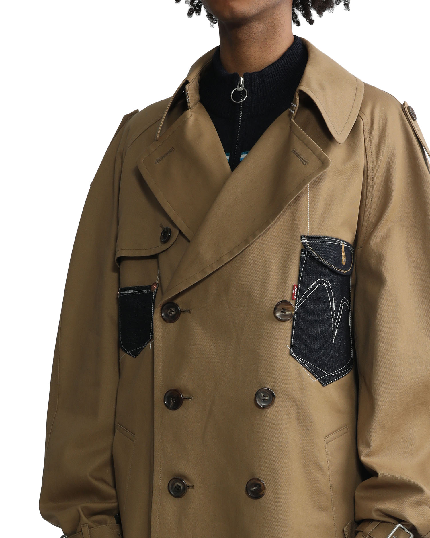 Double breasted trench coat| ITeSHOP