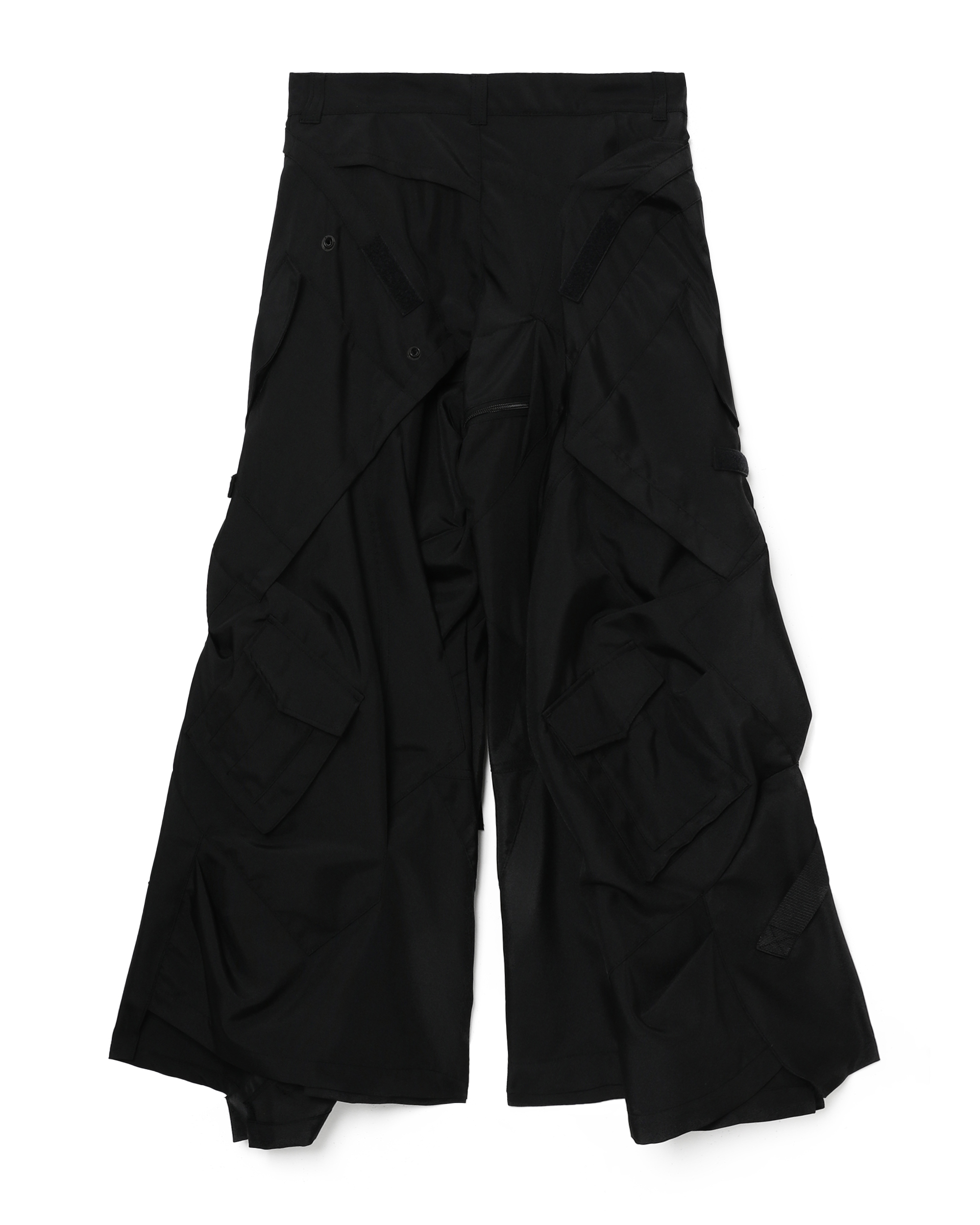 ジュンヤワタナベ コムデギャルソンASYMMETRIC CARGO PANTS Junya Watanabe MAN strap-detail Asymmetric Cargo Trousers