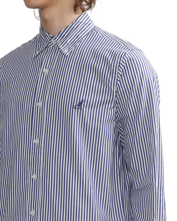 Stripe button-down shirt image number 4