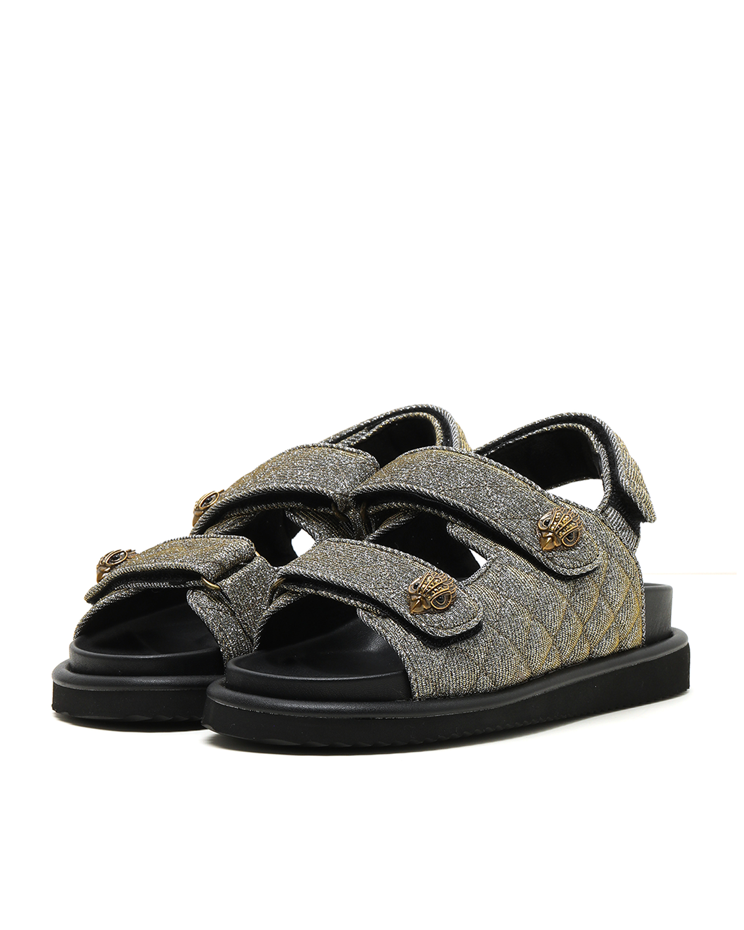 Kurt geiger best sale orson quilted sandals